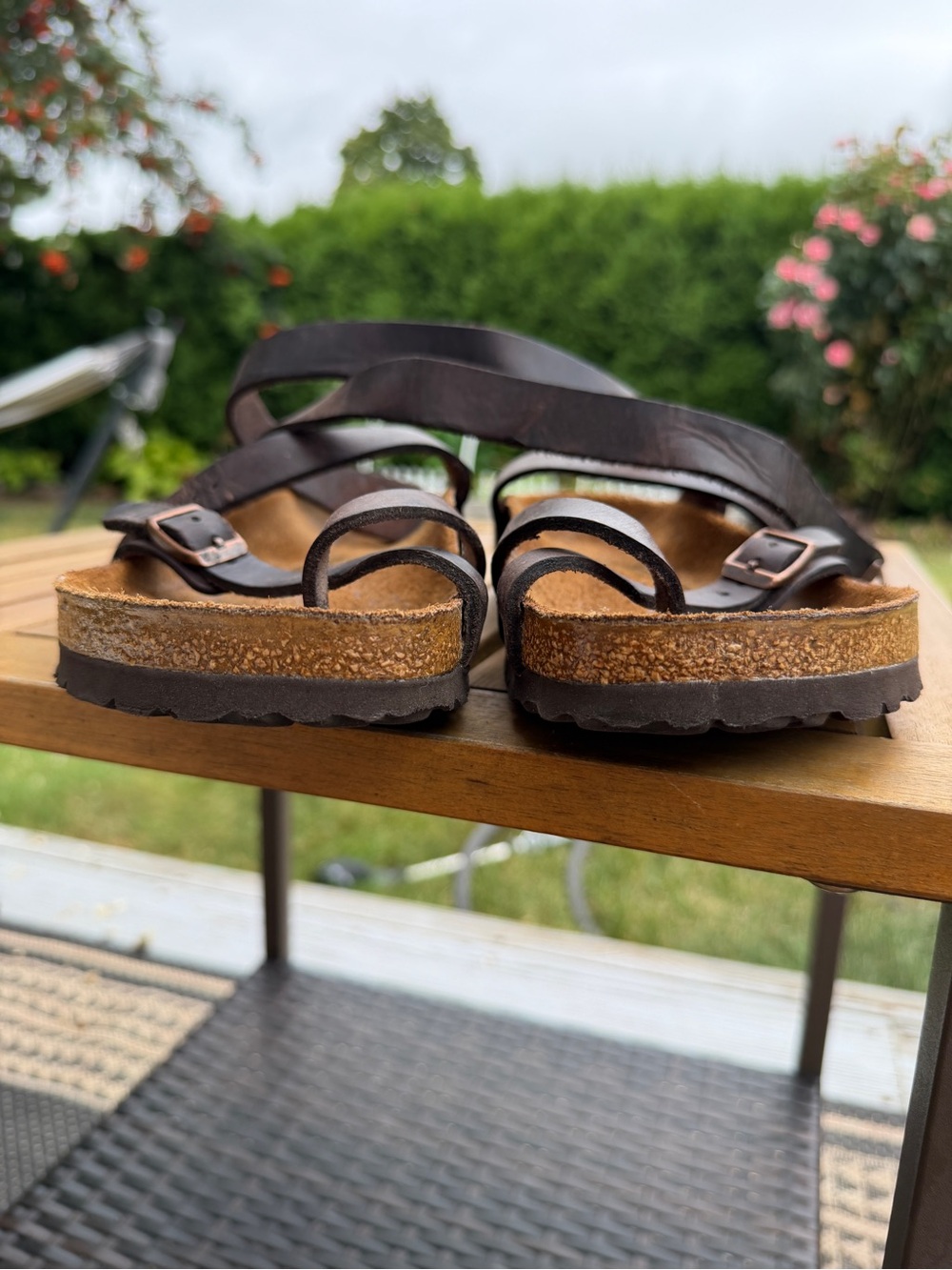 Birkenstock Yara Brown Leather Strappy Sandals - Picture 4 of 16
